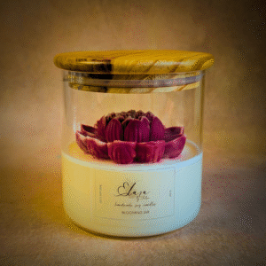 Blooming Jar Candle – British Tea Rose