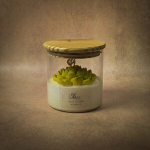 Blooming Jar Candle – Amber Romance