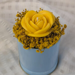 Tin Bouquet Candle - Blue