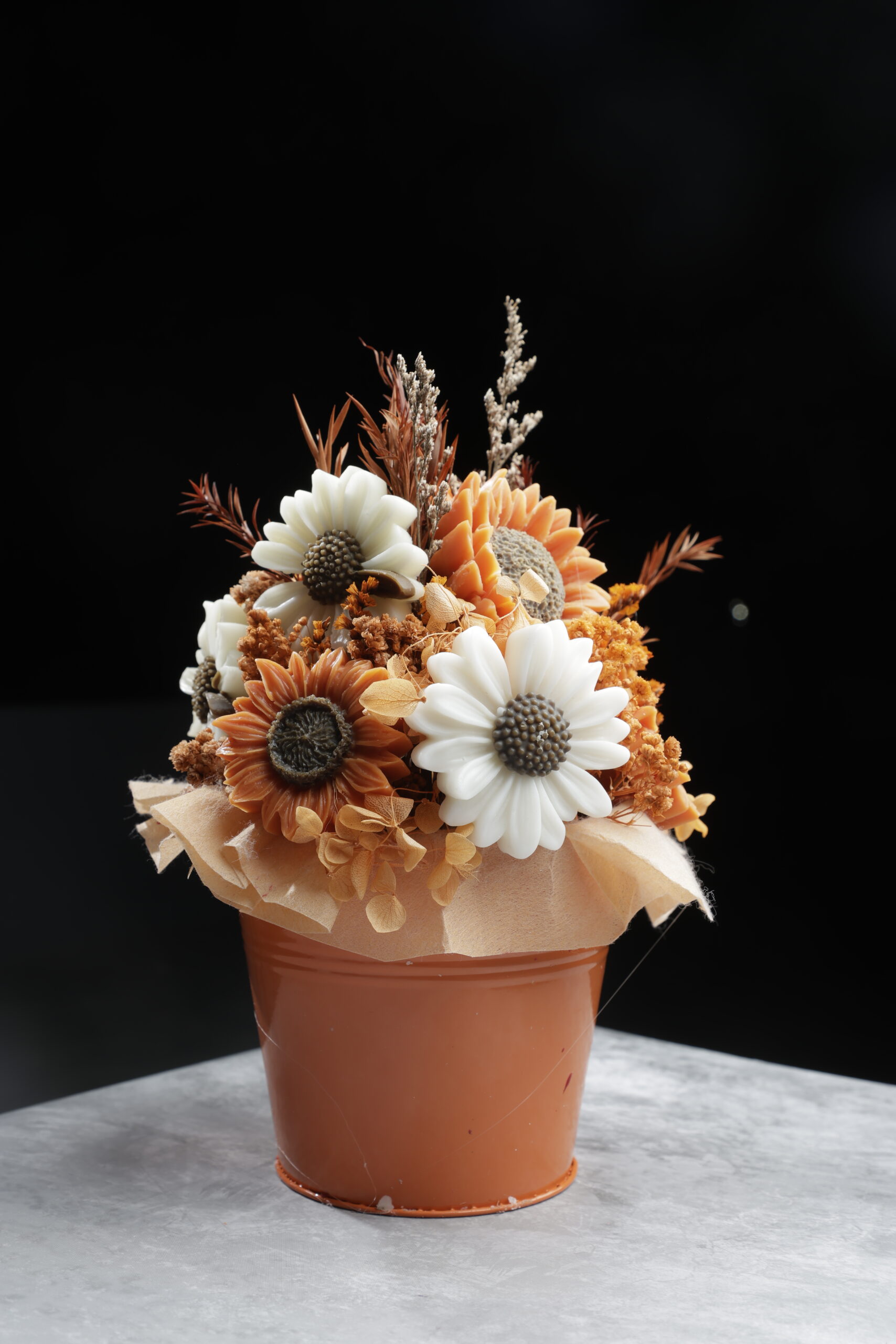 Floral Bloom Candle Pot