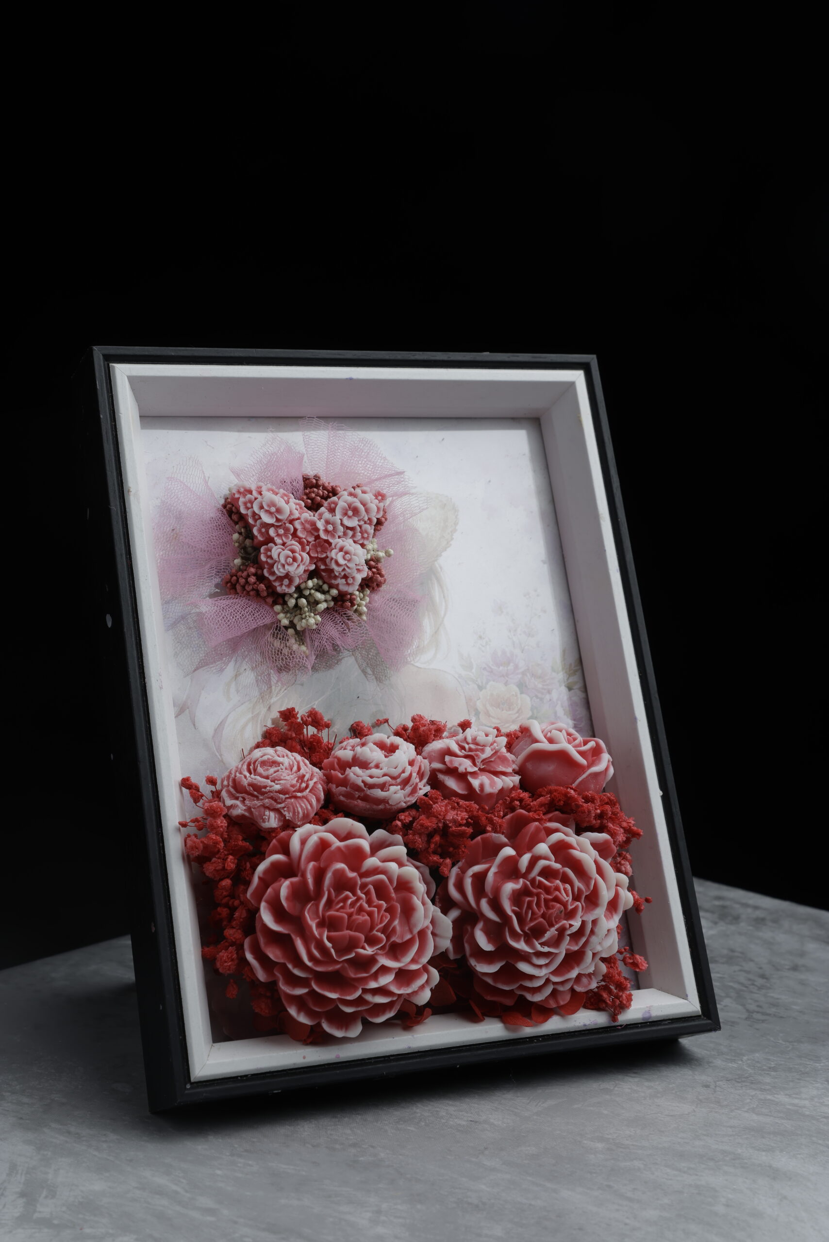 Floral Story Candle Frame